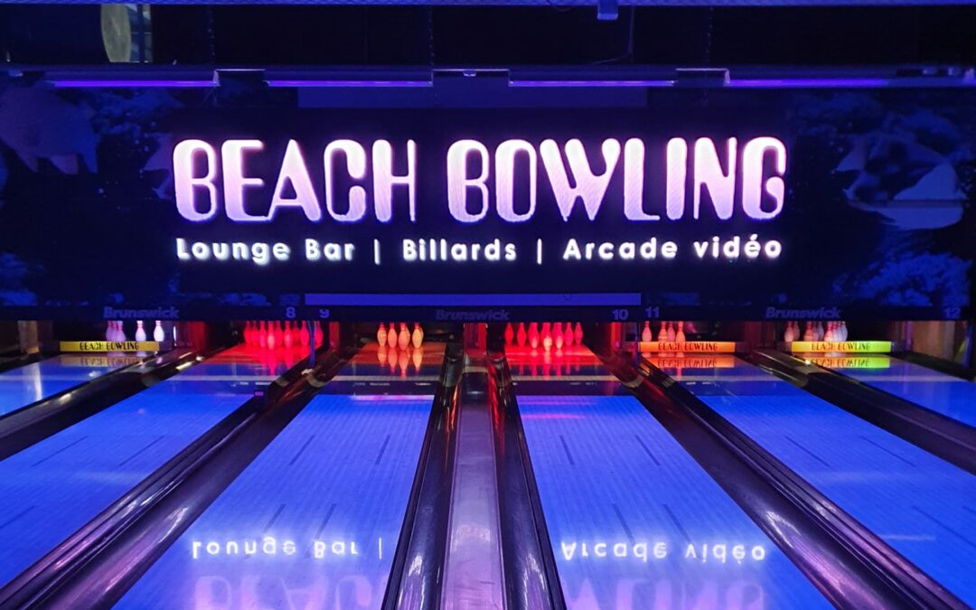 Beach Bowling – Ecran intérieur