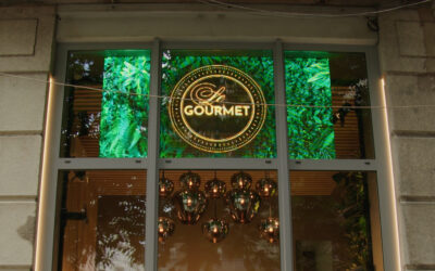 Le Gourmet – Ecran LED transparent