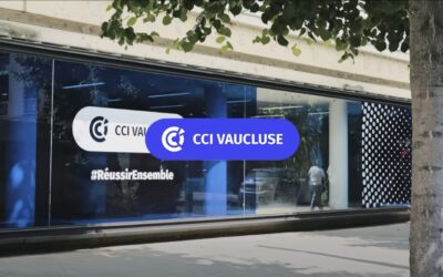 CCI Vaucluse – 1 écran LED vitrine
